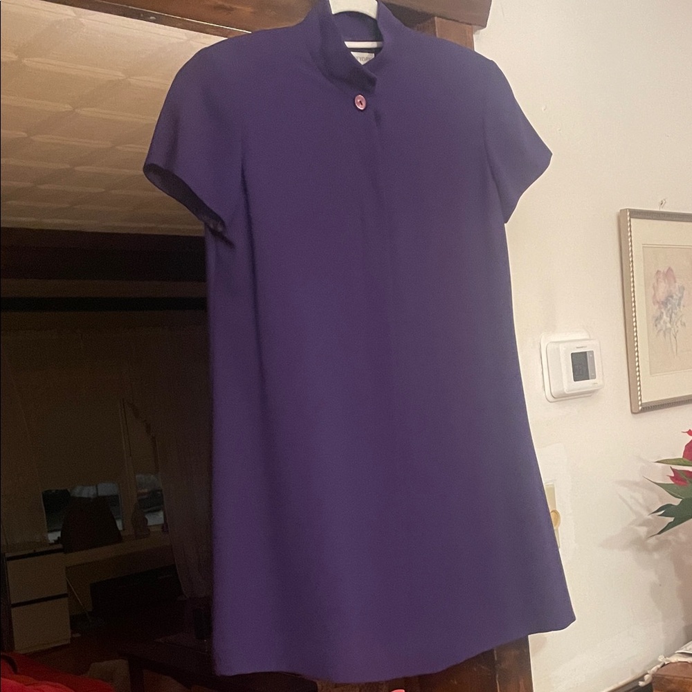 Jones New York Purple Swing Dress